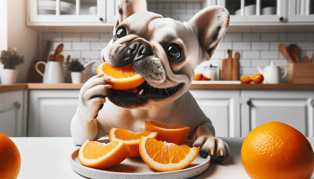 french bulldogs eat oranges
