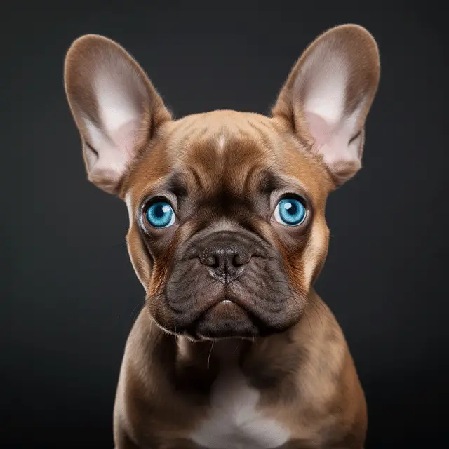 frenchies have blue eyes