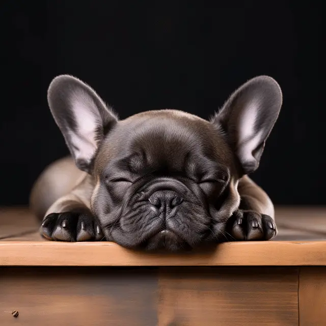 french bulldog from snoring