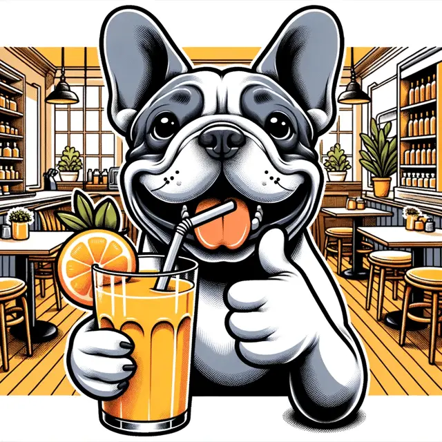 french bulldogs oranges support healthy